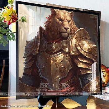 file tranh con giap trang tri con ho dan 0716