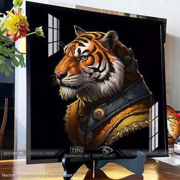 file tranh con giap trang tri con ho dan 0718