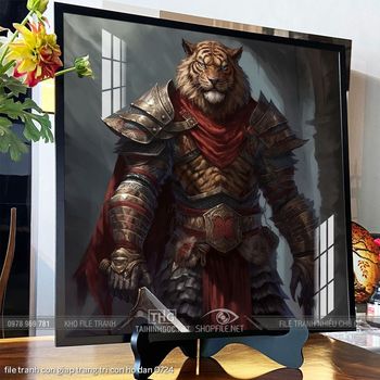 file tranh con giap trang tri con ho dan 0724