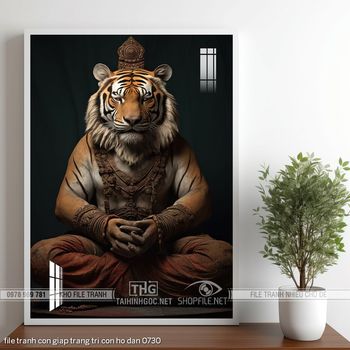 file tranh con giap trang tri con ho dan 0730