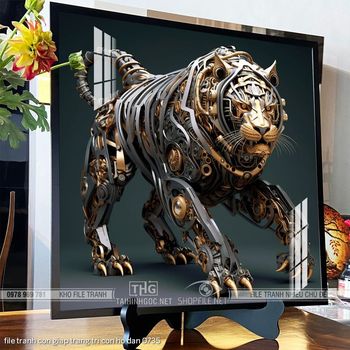 file tranh con giap trang tri con ho dan 0735