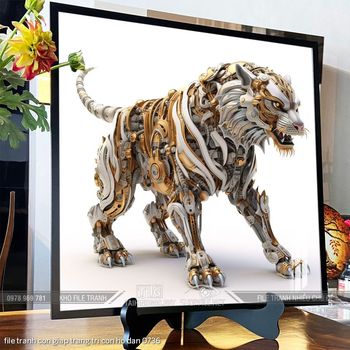 file tranh con giap trang tri con ho dan 0736