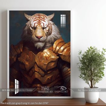 file tranh con giap trang tri con ho dan 0747