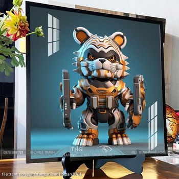 file tranh con giap trang tri con ho dan 0761