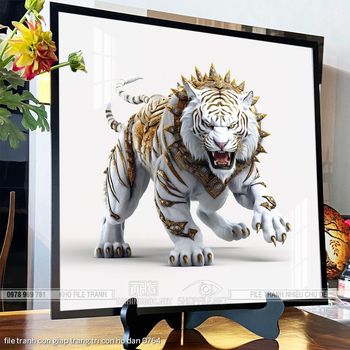 file tranh con giap trang tri con ho dan 0764