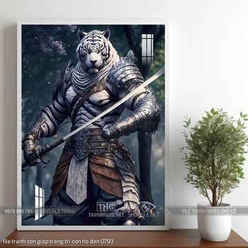 file tranh con giap trang tri con ho dan 0793