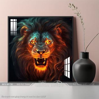 file tranh con giap trang tri con ho dan 0807