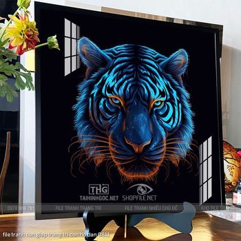 file tranh con giap trang tri con ho dan 0811