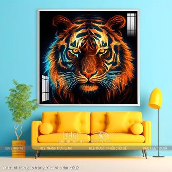 file tranh con giap trang tri con ho dan 0812