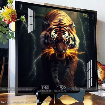 file tranh con giap trang tri con ho dan 0813