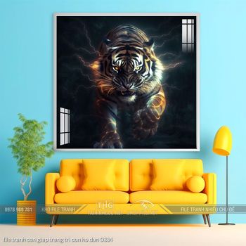 file tranh con giap trang tri con ho dan 0814