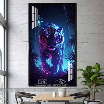 file tranh con giap trang tri con ho dan 0816