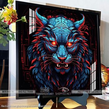 file tranh con giap trang tri con ho dan 0825