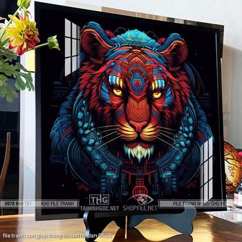 file tranh con giap trang tri con ho dan 0828