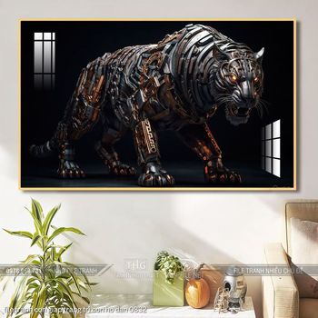 file tranh con giap trang tri con ho dan 0832