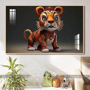 file tranh con giap trang tri con ho dan 0835