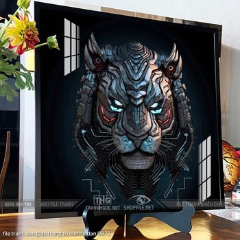 file tranh con giap trang tri con ho dan 0873