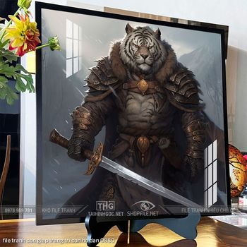 file tranh con giap trang tri con ho dan 0880