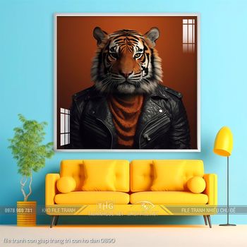 file tranh con giap trang tri con ho dan 0890