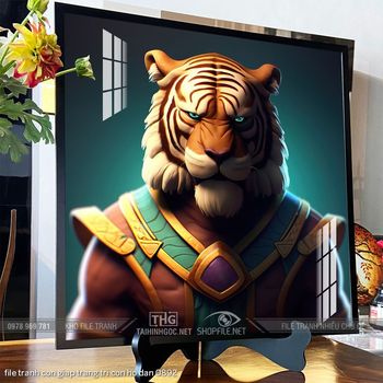 file tranh con giap trang tri con ho dan 0892