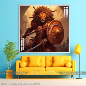 file tranh con giap trang tri con ho dan 0904