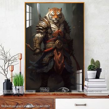 file tranh con giap trang tri con ho dan 0917