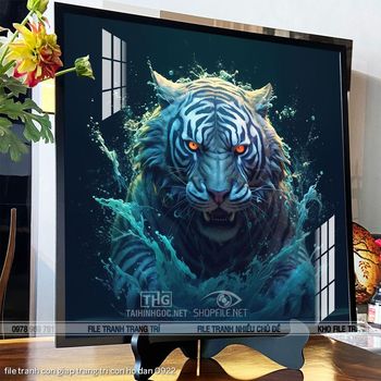 file tranh con giap trang tri con ho dan 0922