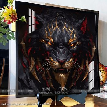 file tranh con giap trang tri con ho dan 0926