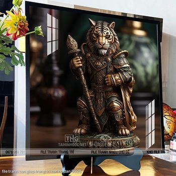 file tranh con giap trang tri con ho dan 0928