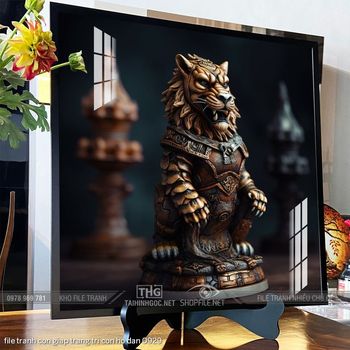 file tranh con giap trang tri con ho dan 0929