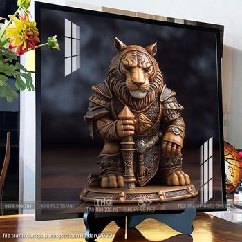 file tranh con giap trang tri con ho dan 0930