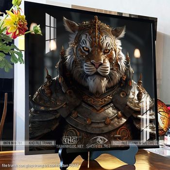 file tranh con giap trang tri con ho dan 0942