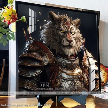 file tranh con giap trang tri con ho dan 0943