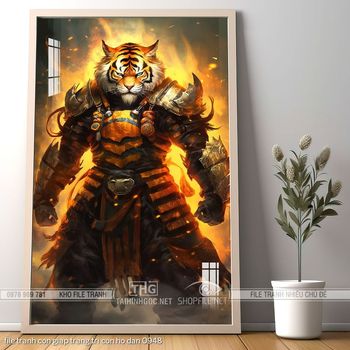 file tranh con giap trang tri con ho dan 0948