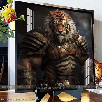 file tranh con giap trang tri con ho dan 0962