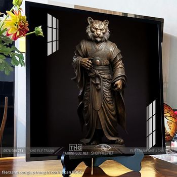 file tranh con giap trang tri con ho dan 0964