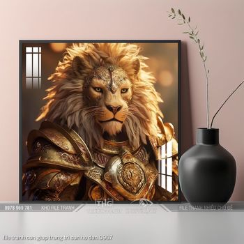 file tranh con giap trang tri con ho dan 0967