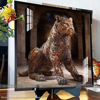 file tranh con giap trang tri con ho dan 0974