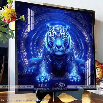 file tranh con giap trang tri con ho dan 0978