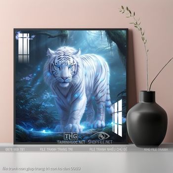 file tranh con giap trang tri con ho dan 0989