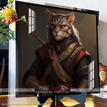 file tranh con giap trang tri con ho dan 0994