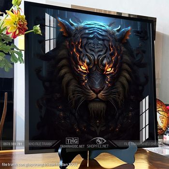 file tranh con giap trang tri con ho dan 1002