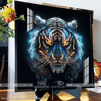 file tranh con giap trang tri con ho dan 1003