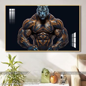 file tranh con giap trang tri con ho dan 1012