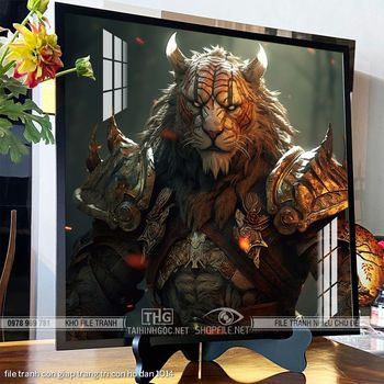 file tranh con giap trang tri con ho dan 1014