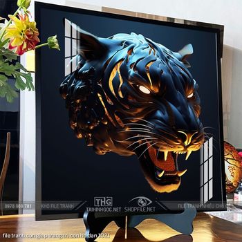 file tranh con giap trang tri con ho dan 1021