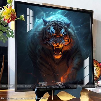 file tranh con giap trang tri con ho dan 1025