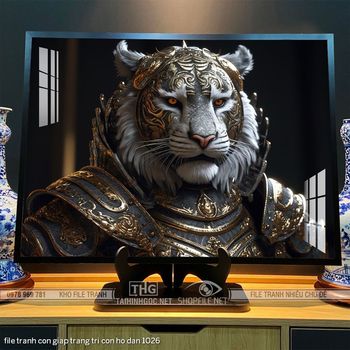 file tranh con giap trang tri con ho dan 1026