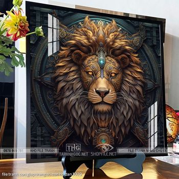 file tranh con giap trang tri con ho dan 1029