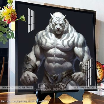 file tranh con giap trang tri con ho dan 1040